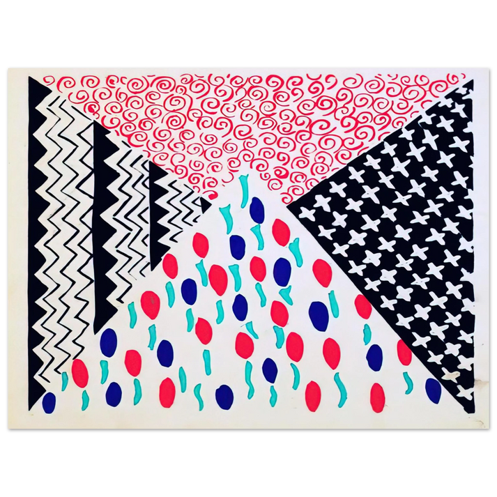 Sonia Delaunay - COMPOSITION 39  75x100 cm / 30x40inches Fine Art Poster