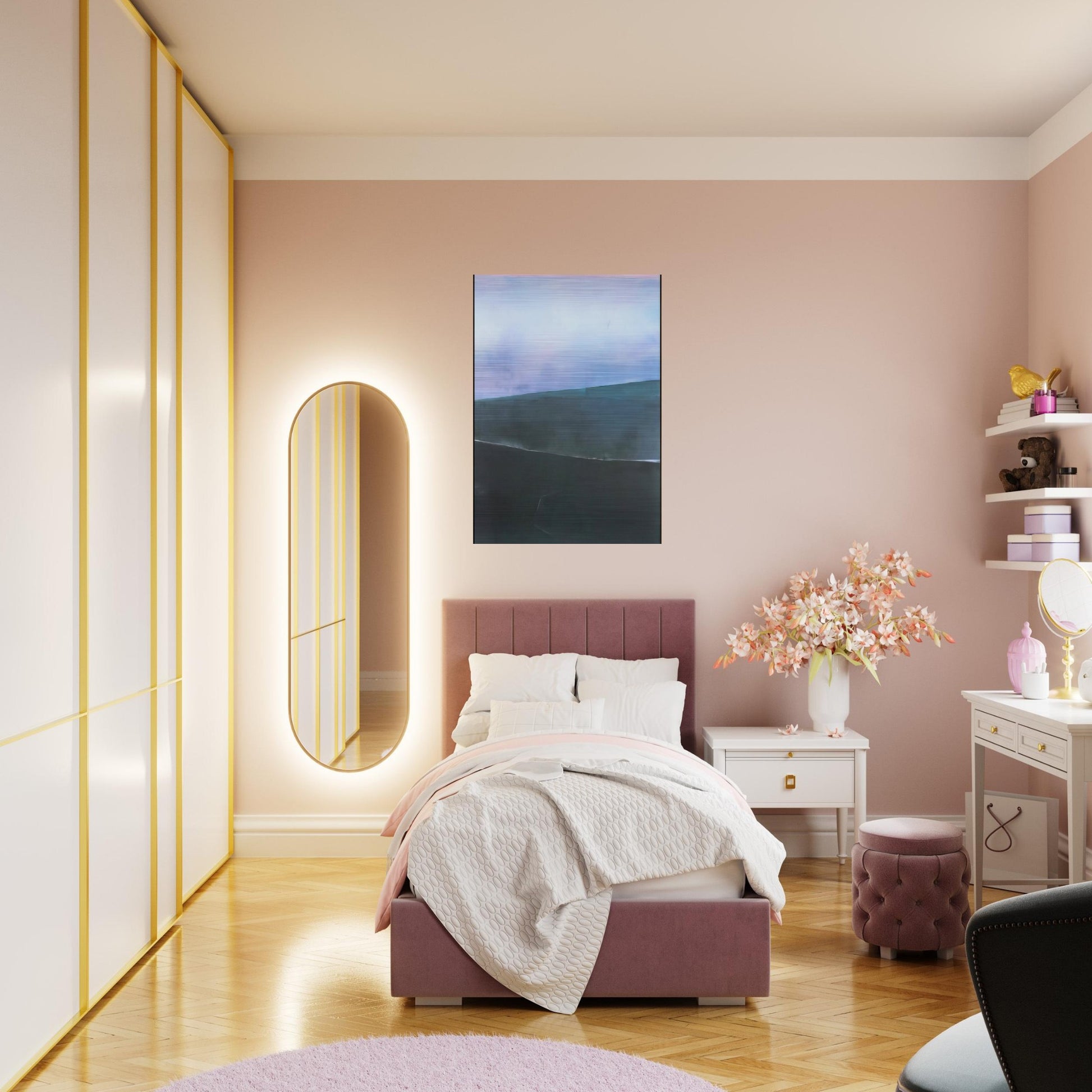 Washington, D.C., October #8, 1964 - 1964 - Edward Corbett Brushed Aluminum Print - 70x100 cm / 28x40 inches | Edward Corbett Aluminum Print | Edward Corbett Prints