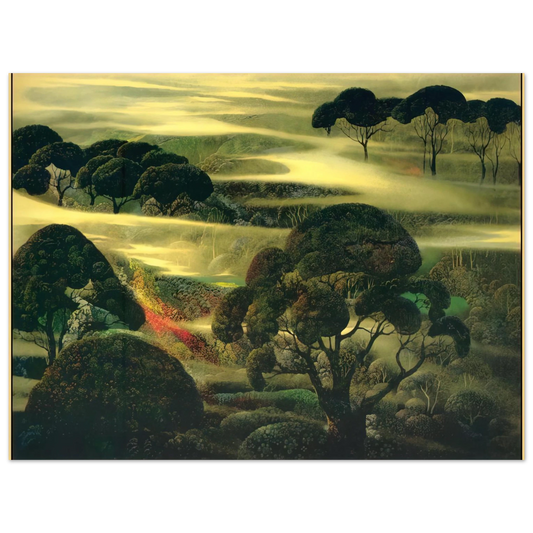 Eyvind Earle - Forest in Fog Fine Art Poster - Default Title