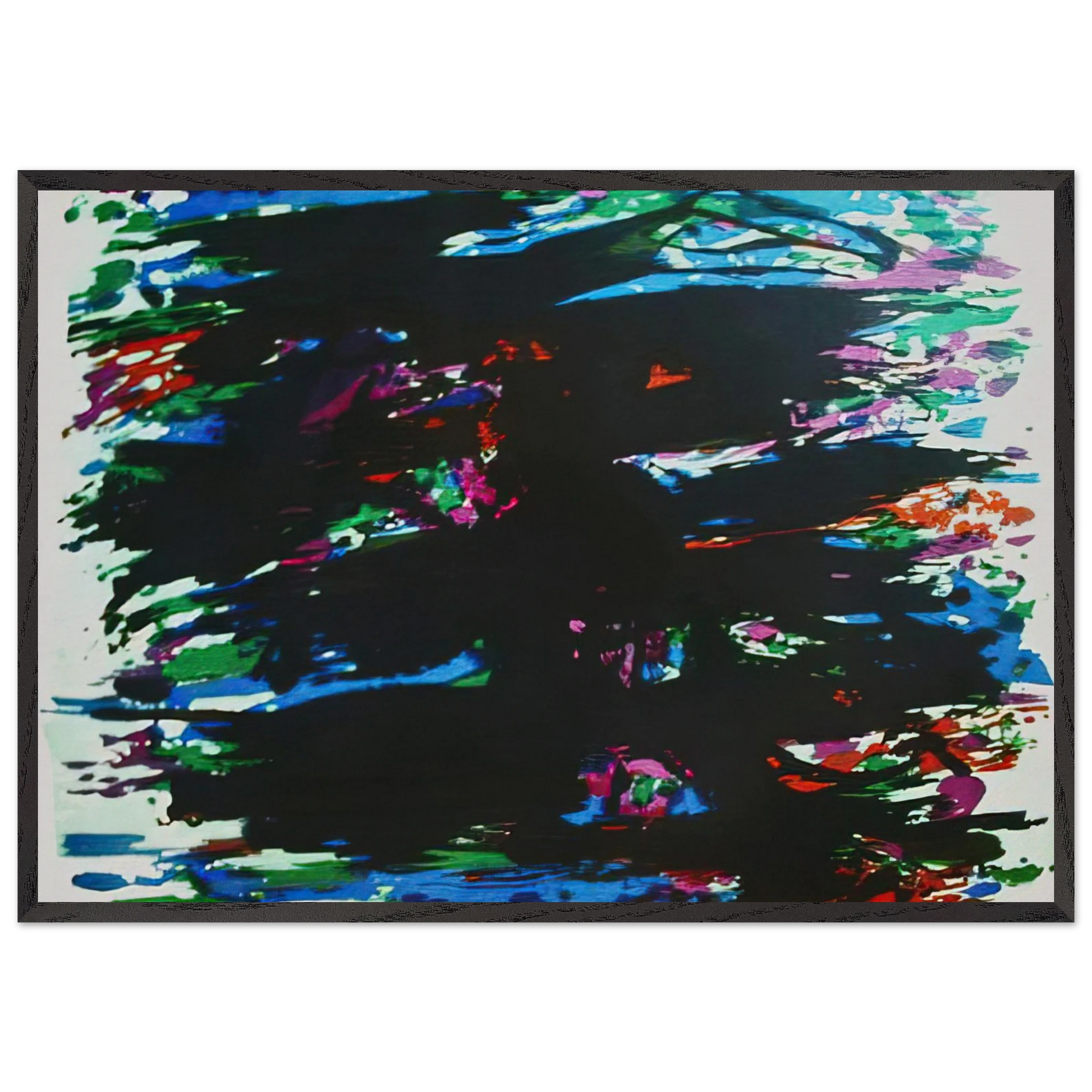 Les Jardin des oliviers - 1978 - Alfred Manessier Framed Art Print – Black Wooden Frame - Default Title - -Framed Art Print