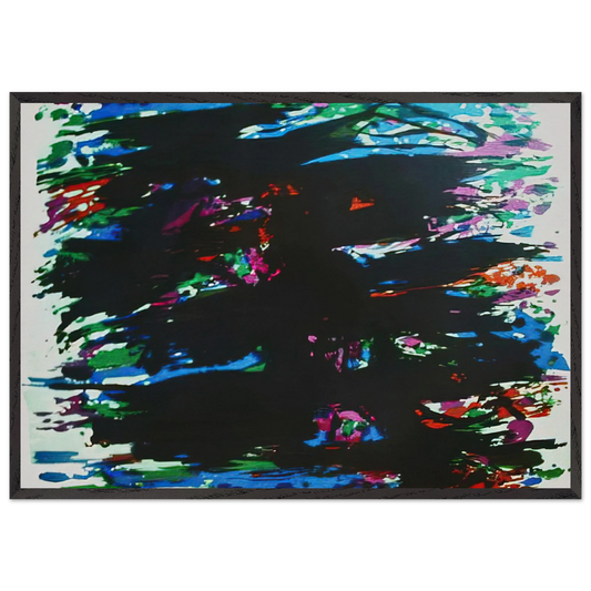 Les Jardin des oliviers - 1978 - Alfred Manessier Framed Art Print – Black Wooden Frame - Default Title - -Framed Art Print