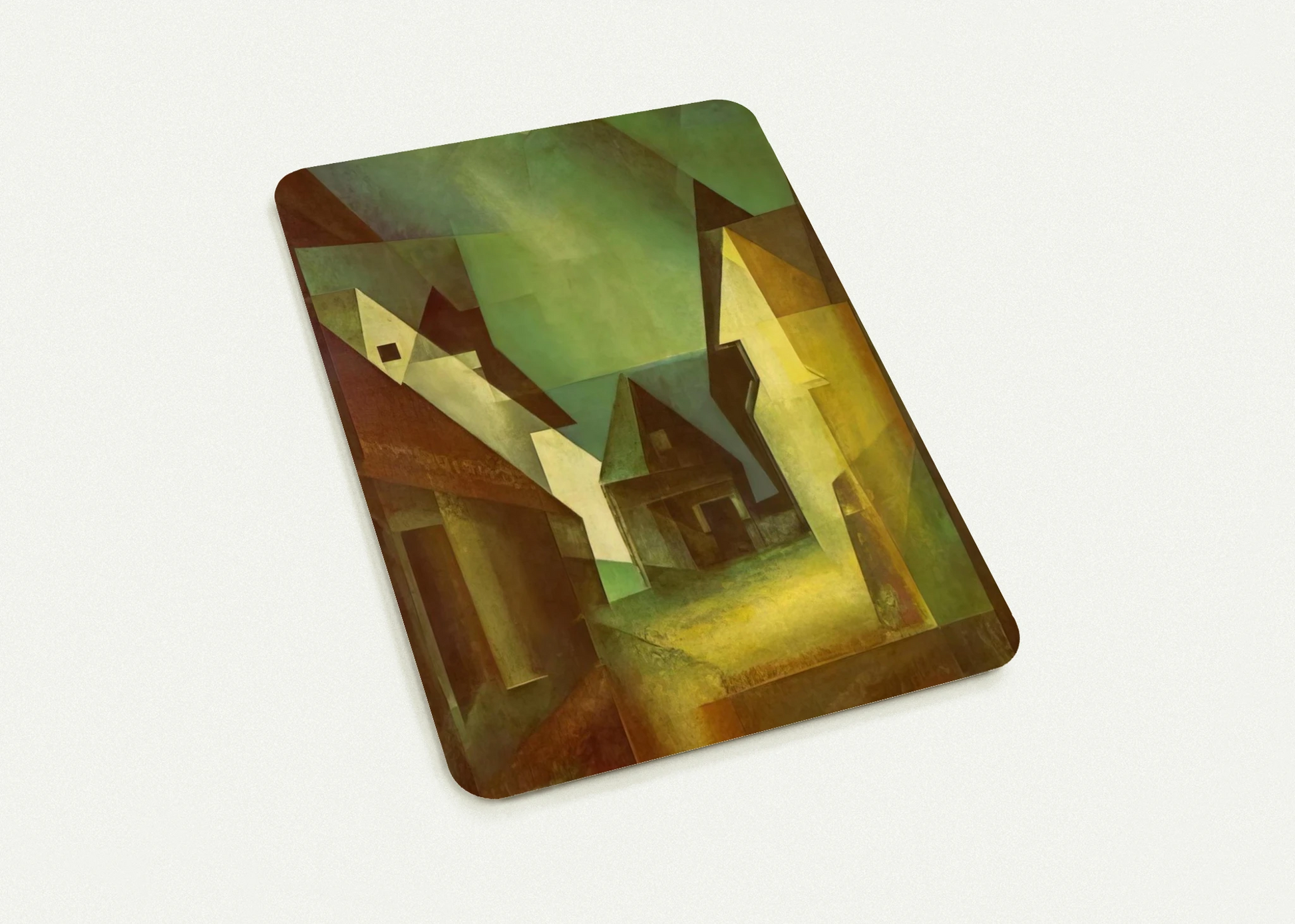 GABERNDORF II 1924 By Lyonel Feininger Pack of 10 Post Cards | Lyonel Feininger Post Cards | A6 (10.5 x 14.8 cm) - 4.1 x 5.8 inches