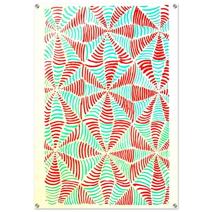 COMPOSITION 16 - Sonia Delaunay Acrylic Print - 70x100 cm / 28x40″ inches