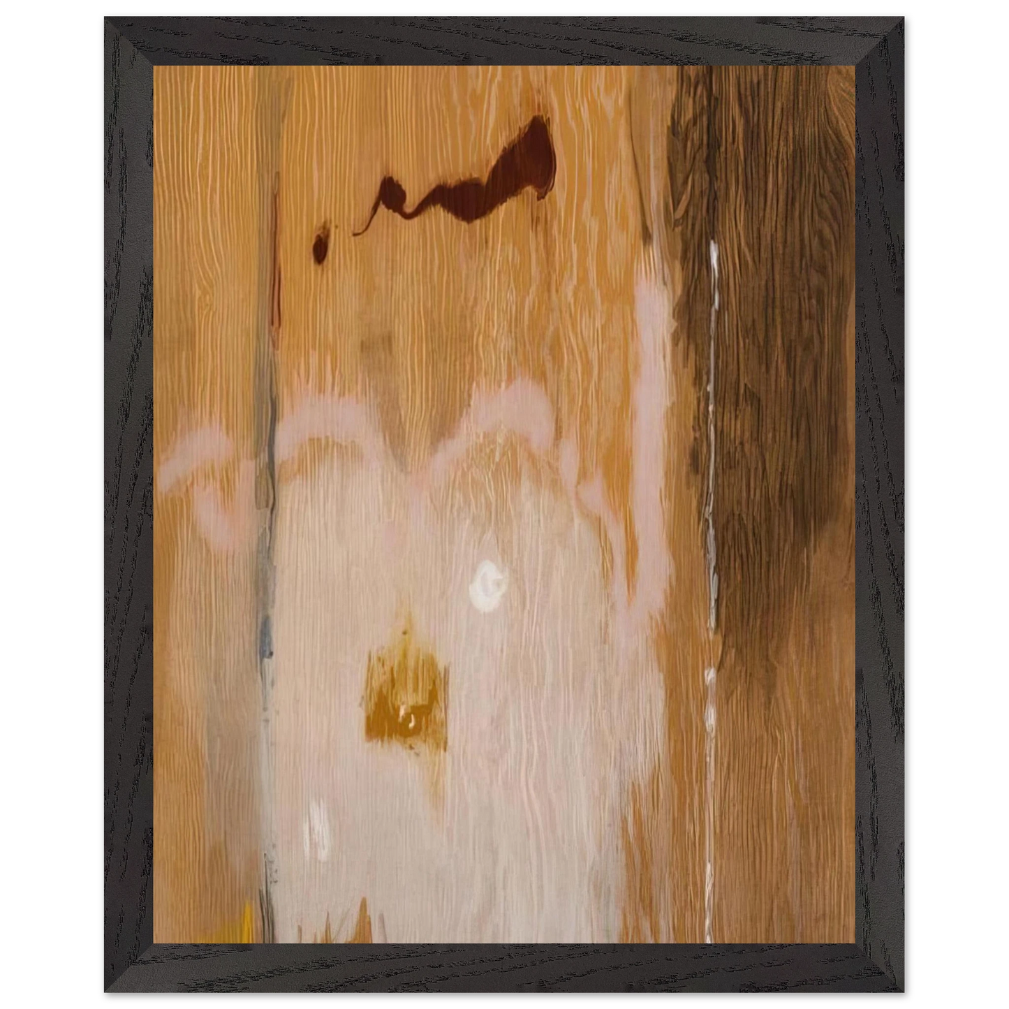 Helen Frankenthaler - Tales of Genji VI - 1998 Wall art - 30x40 cm / 12x16 inches - Premium Wooden Framed Poster With Fine Art Paper - Black frame
