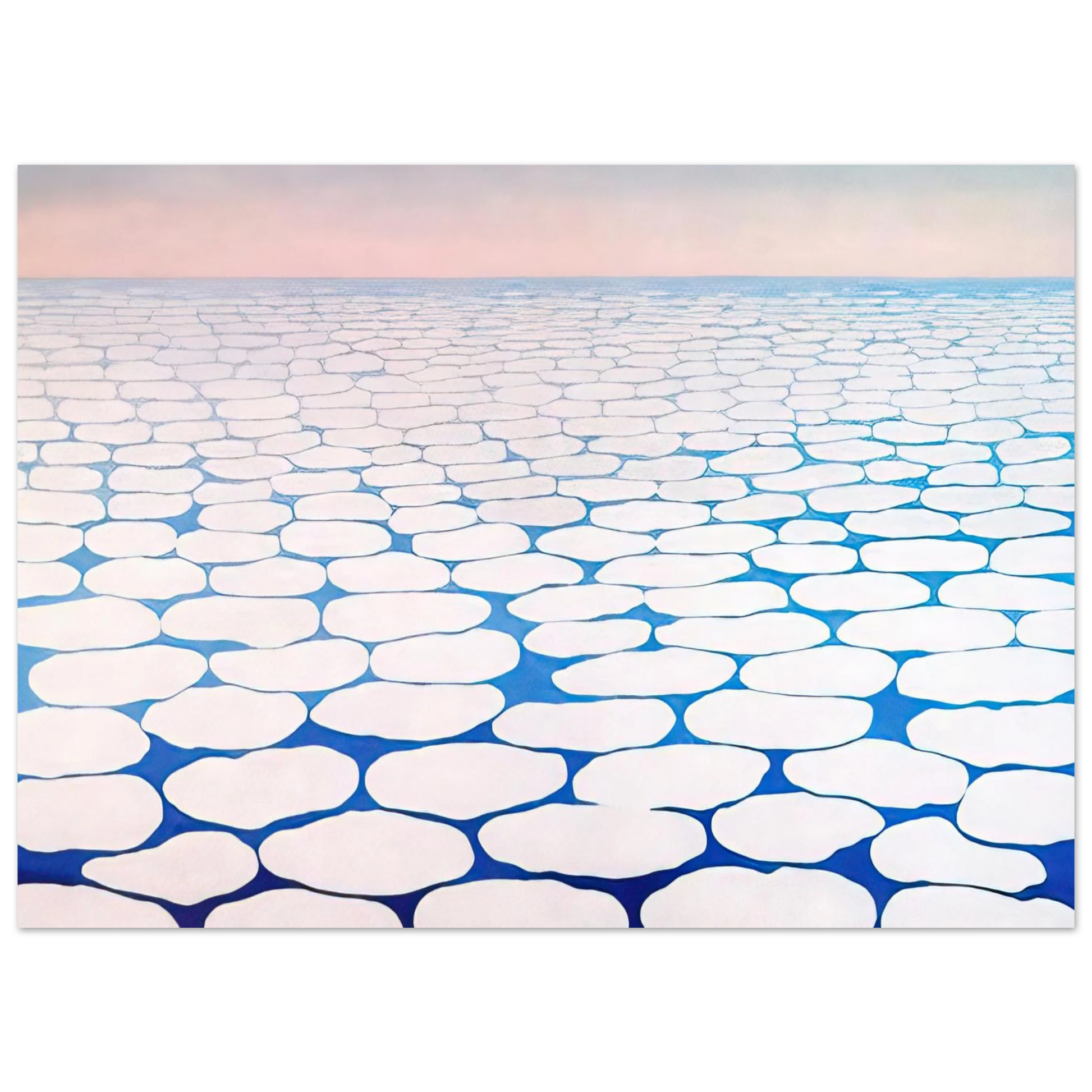Georgia O'Keeffe - Sky above clouds III Fine Art Poster - 75x100 cm / 30x40 inches