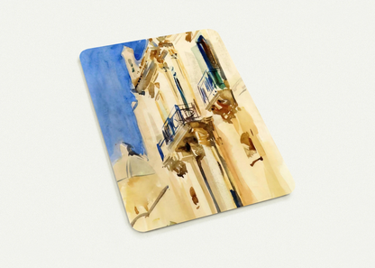 Façade of a Palazzo, Girgente, Sicily By John Singer Sargent Pack of 10 Post Cards | John Singer Sargent Post Cards | A6 (10.5 x 14.8 cm) - 4.1 x 5.8 inches