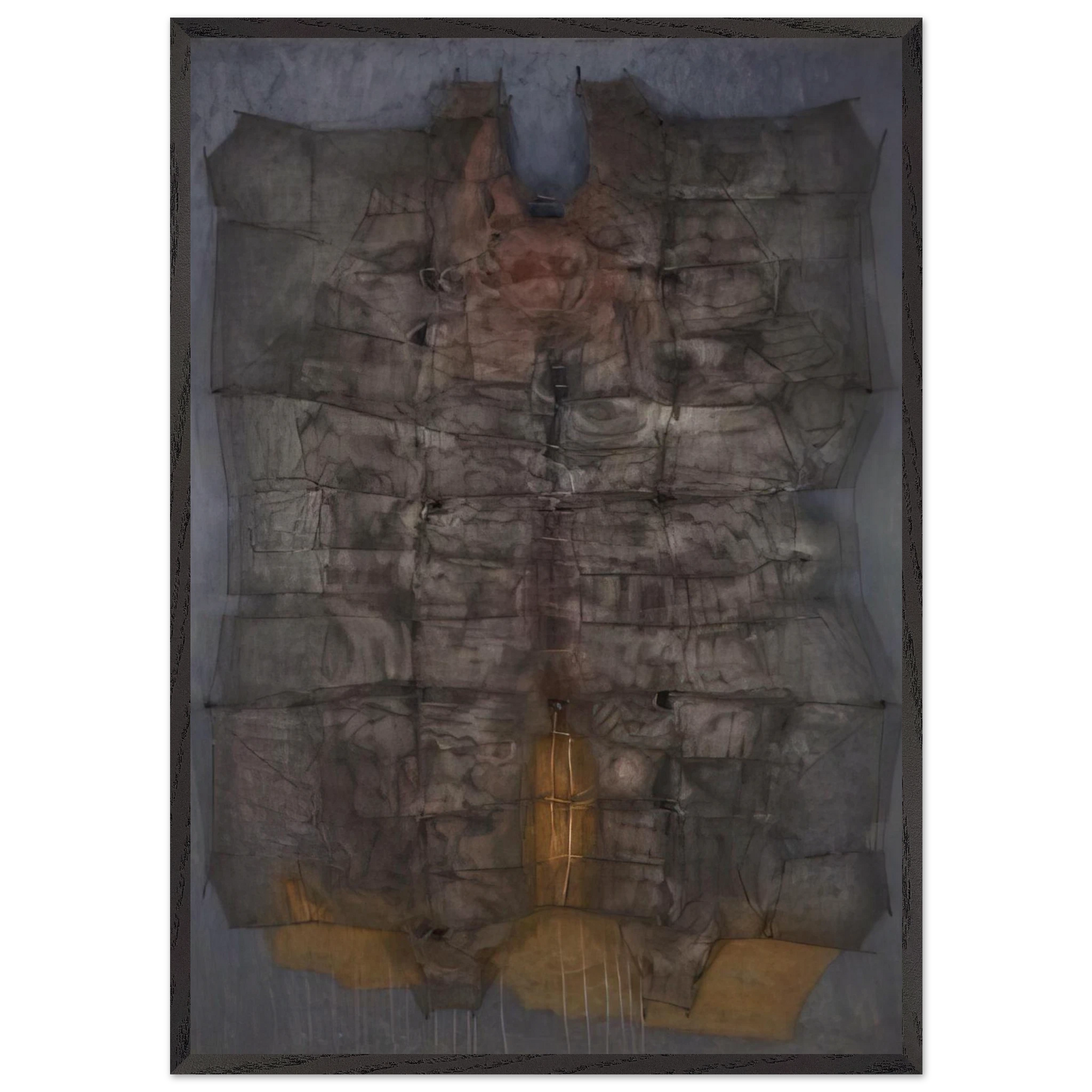 Espejo del Duende - 1963 - Manuel Rivera Framed Art Print – Black Wooden Frame - Default Title - -Framed Art Print