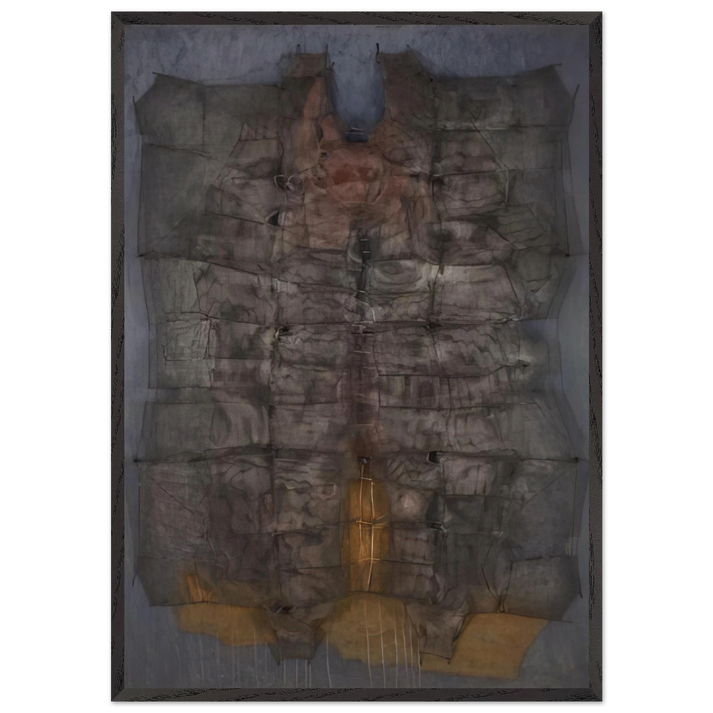 Espejo del Duende - 1963 - Manuel Rivera 70x100 cm / 28x40 inches Framed Art Print – Black Wooden Frame