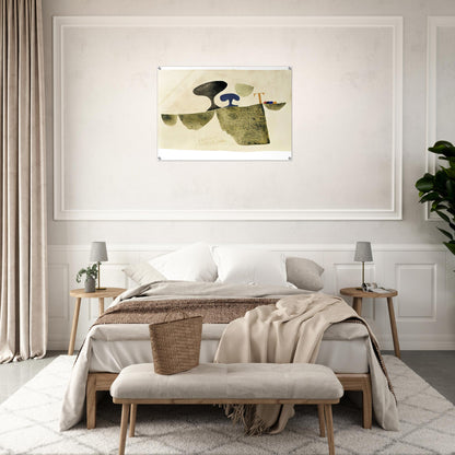 29.6.61 T - 1961 - Julius Bissier Acrylic Print - 70x100 cm / 28x40″ inches | Julius Bissier Wall Art | Julius Bissier Prints