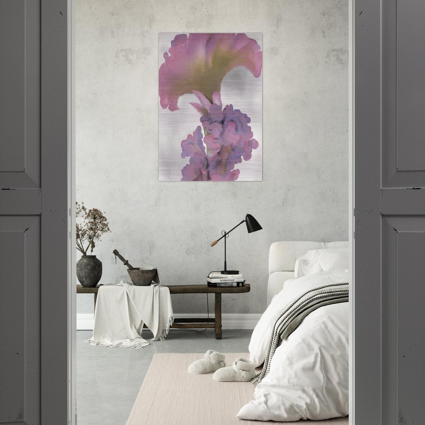 Coxcomb - Georgia O'Keeffe Brushed Aluminum Print - 70x100 cm / 28x40 inches | Georgia O'Keeffe Aluminum Print | Georgia O'Keeffe Prints