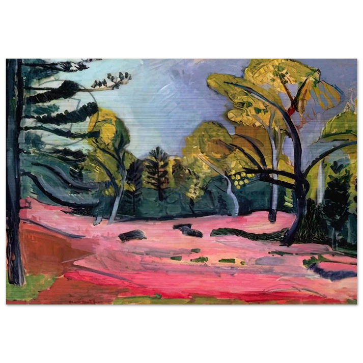 LANDSCAPE 1909 - Henri Matisse Brushed Aluminum Print - 70x100 cm / 28x40 inches | Henri Matisse Aluminum Print | Henri Matisse Prints