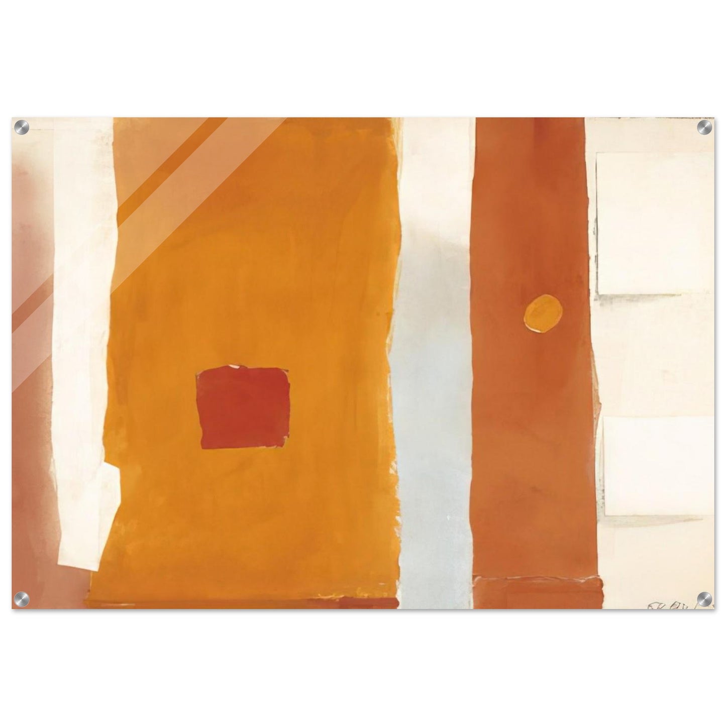 UNTITLED 1982 - Esteban Vicente Acrylic Print - 70x100 cm / 28x40″ inches | Esteban Vicente Wall Art | Esteban Vicente Prints