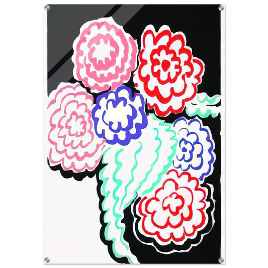 %D1%81OULEURS IDEES 2 - Sonia Delaunay Acrylic Print - 70x100 cm / 28x40″ inches