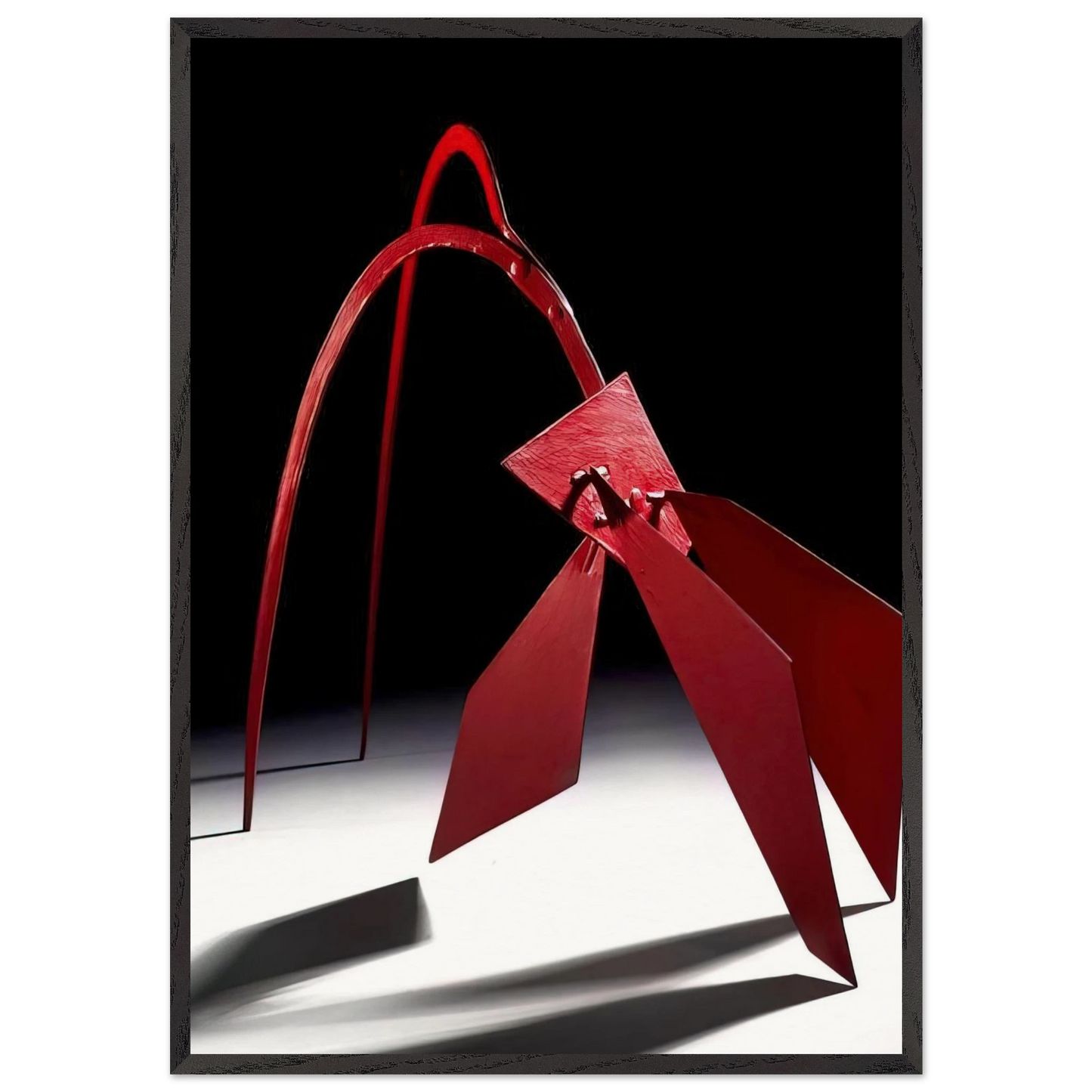 MAQUETTE FOR FLAMINGO 1972 - Alexander Calder Framed Art Print – Black Wooden Frame - Default Title - -Framed Art Print