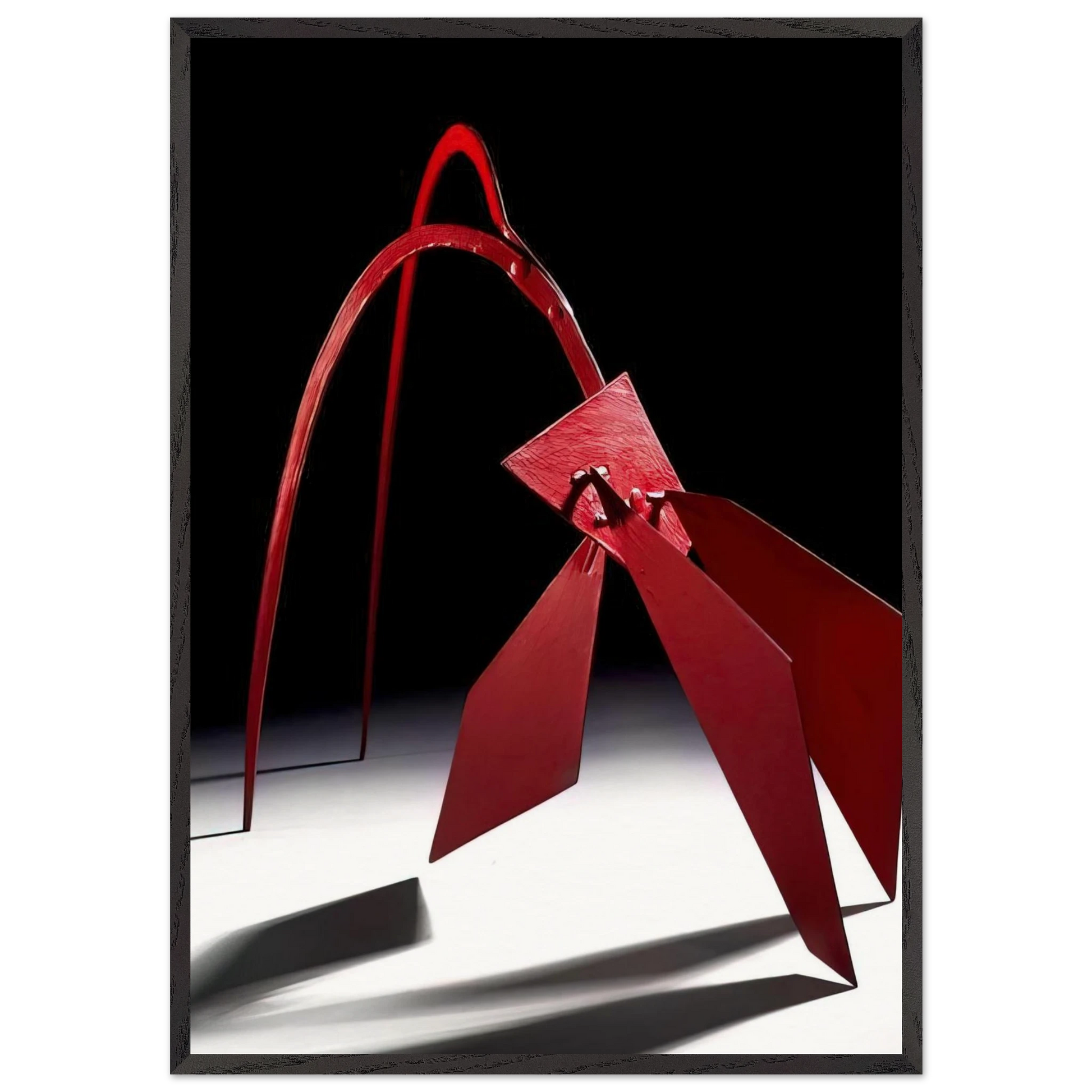 MAQUETTE FOR FLAMINGO 1972 - Alexander Calder Framed Art Print – Black Wooden Frame - Default Title - -Framed Art Print