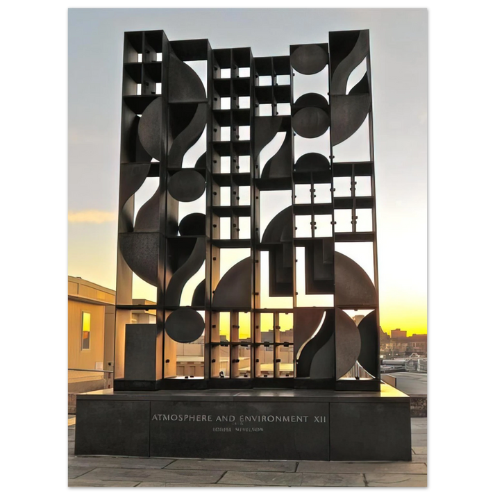 Louise Nevelson - ATMOSHERE AND ENVIRONMENT XII 1970  75x100 cm / 30x40inches Fine Art Poster