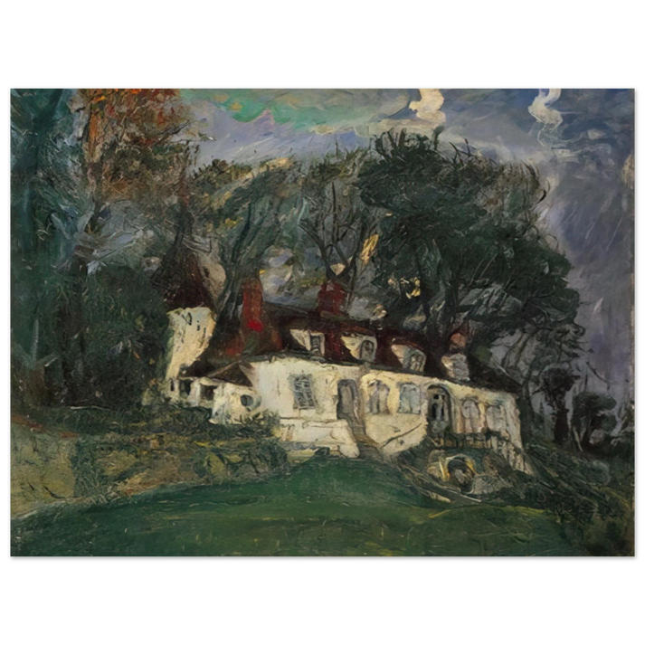 Chaim Soutine - HOUSE AT OISEME 1934  75x100 cm / 30x40inches Fine Art Poster