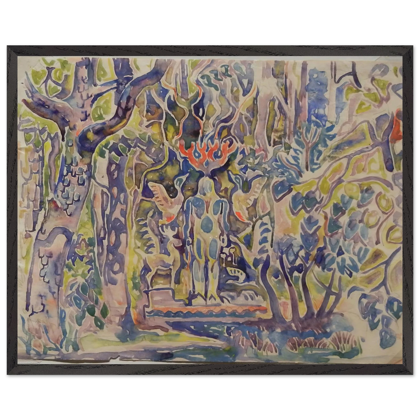 Walter Inglis Anderson - Walter Anderson Wall art - 40x50 cm / 16x20 Inches - Premium Wooden Framed Poster With Fine Art Paper - Wood frame