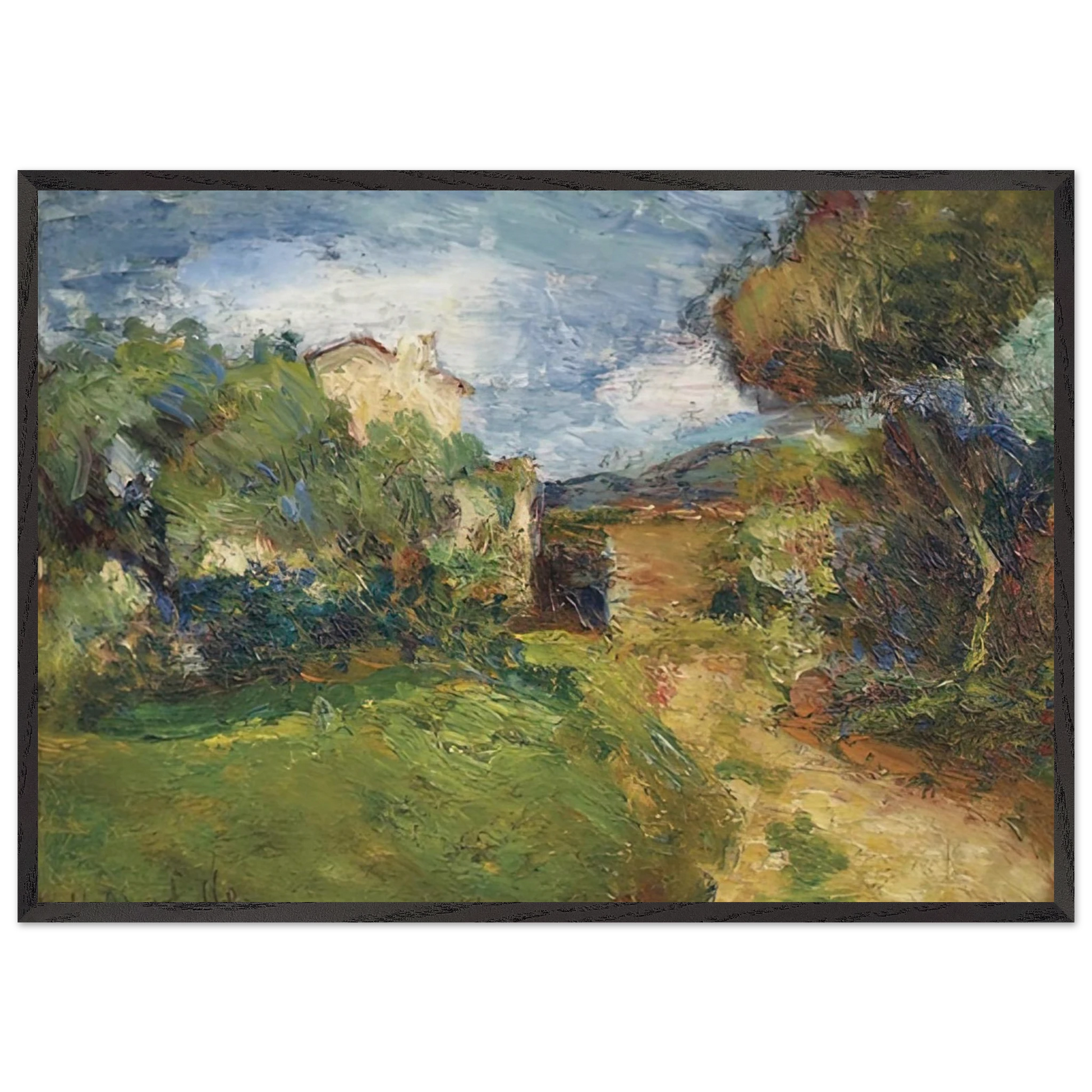 PETIT PAYSAGE CORSE 1898 - Henri Matisse Framed Art Print – Black Wooden Frame - Default Title - -Framed Art Print