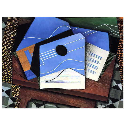 Juan Gris - GUITAR ON A TABLE 1915 Fine Art Poster - Default Title