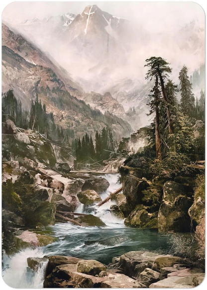 Mount of the Holy Cross By Thomas Moran Pack of 10 Post Cards | Thomas Moran Post Cards | A6 (10.5 x 14.8 cm) - 4.1 x 5.8 inches