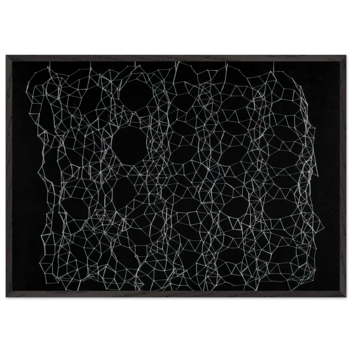 Reticularea - 1975 - Gego Framed Art Print – Black Wooden Frame - Default Title - -Framed Art Print