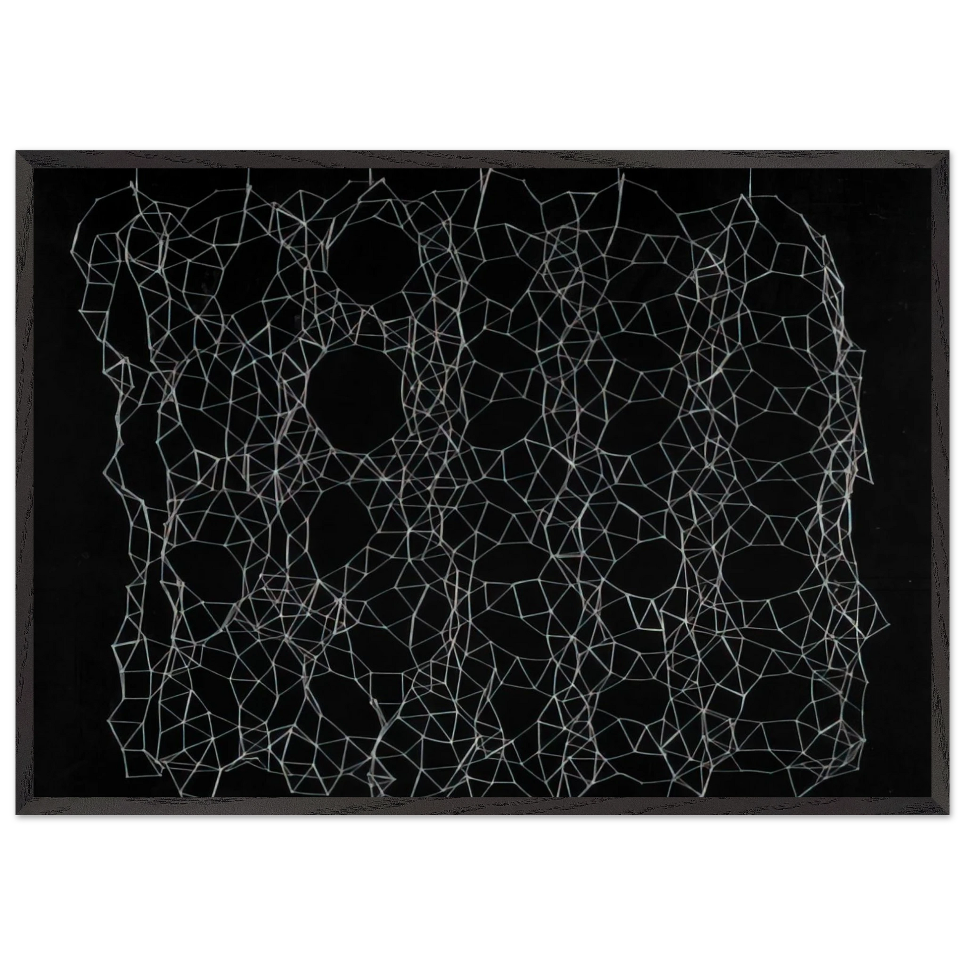 Reticularea - 1975 - Gego Framed Art Print – Black Wooden Frame - Default Title - -Framed Art Print