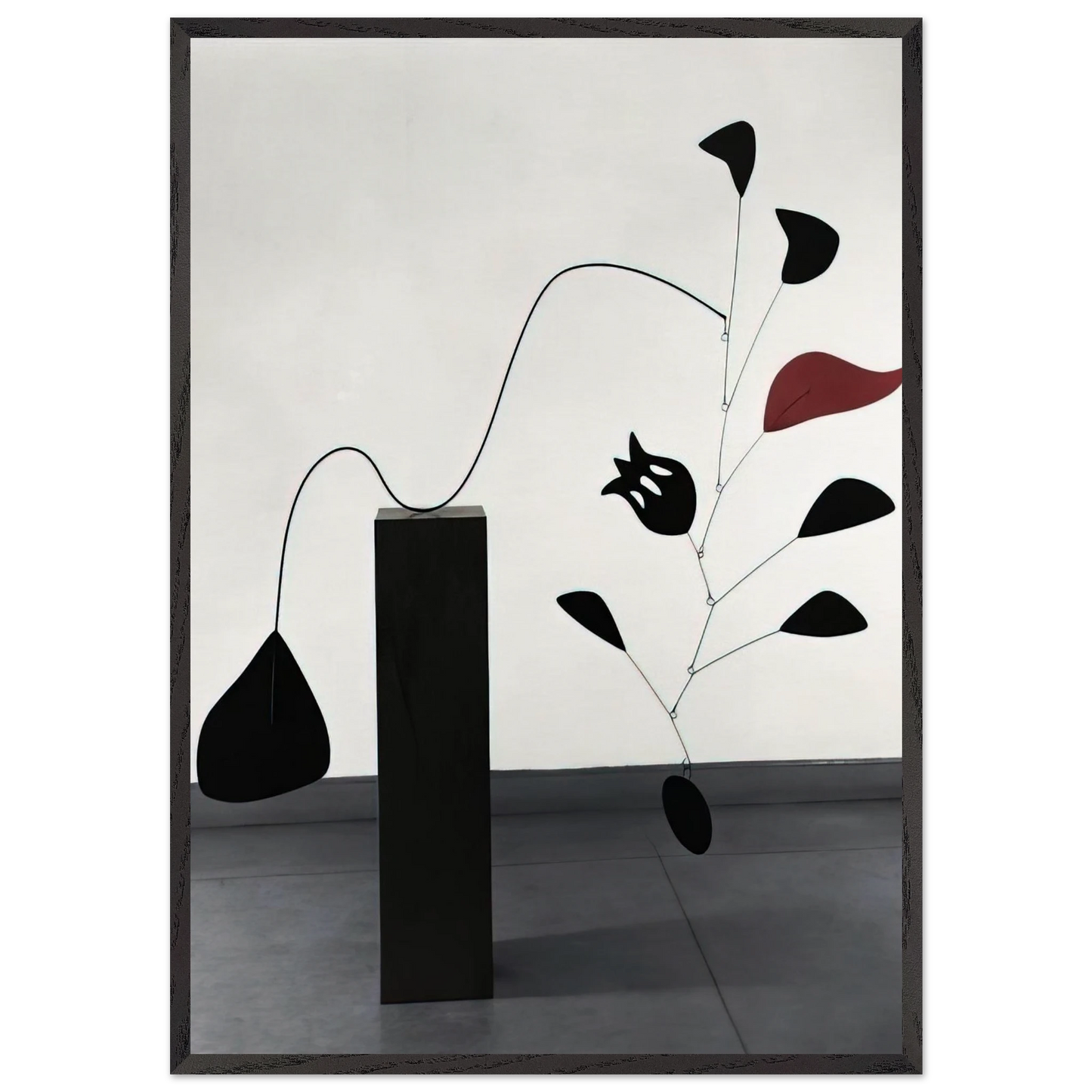 POMEGRANATE 1949 - Alexander Calder Framed Art Print – Black Wooden Frame - Default Title - -Framed Art Print