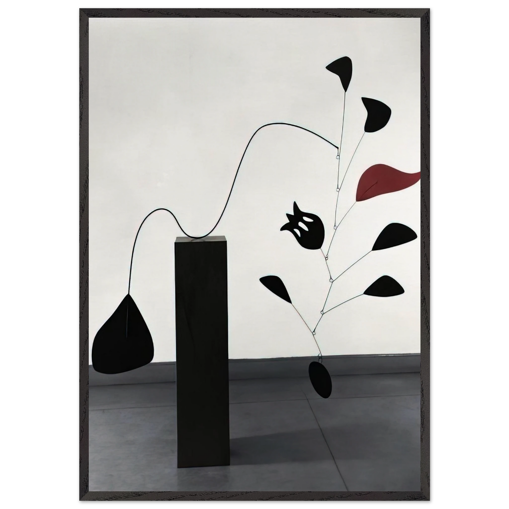 POMEGRANATE 1949 - Alexander Calder Framed Art Print – Black Wooden Frame - Default Title - -Framed Art Print