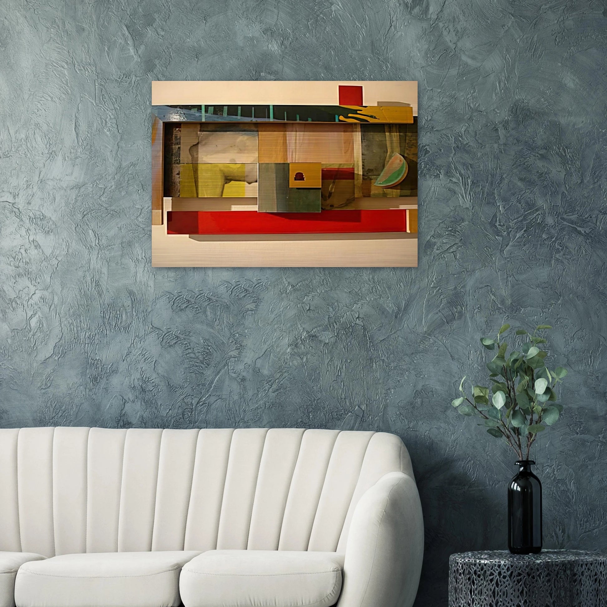 Horse - Sam Gilliam Brushed Aluminum Print - 70x100 cm / 28x40 inches | Sam Gilliam Aluminum Print | Sam Gilliam Prints