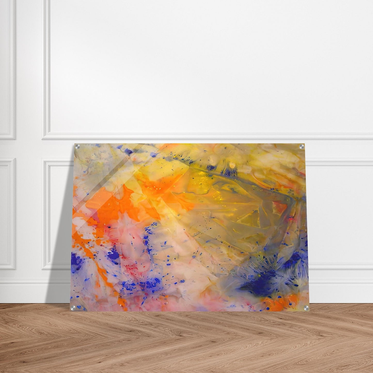 A Spring Thaw - Sam Gilliam Acrylic Print - 70x100 cm / 28x40″ inches | Sam Gilliam Wall Art | Sam Gilliam Prints