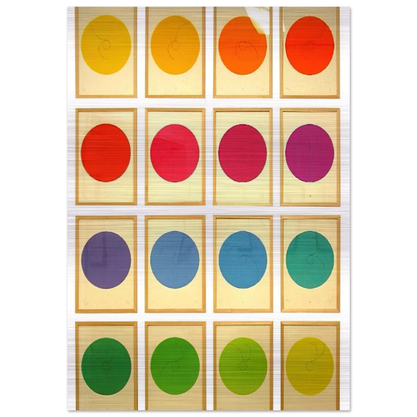 Constellations - 1974 - Max Bill Brushed Aluminum Print - 70x100 cm / 28x40 inches | Max Bill Aluminum Print | Max Bill Prints