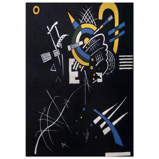 SMALL WORLDS VII 1922 - Wassily Kandinsky Brushed Aluminum Print - 70x100 cm / 28x40 inches | Wassily Kandinsky Aluminum Print | Wassily Kandinsky Prints