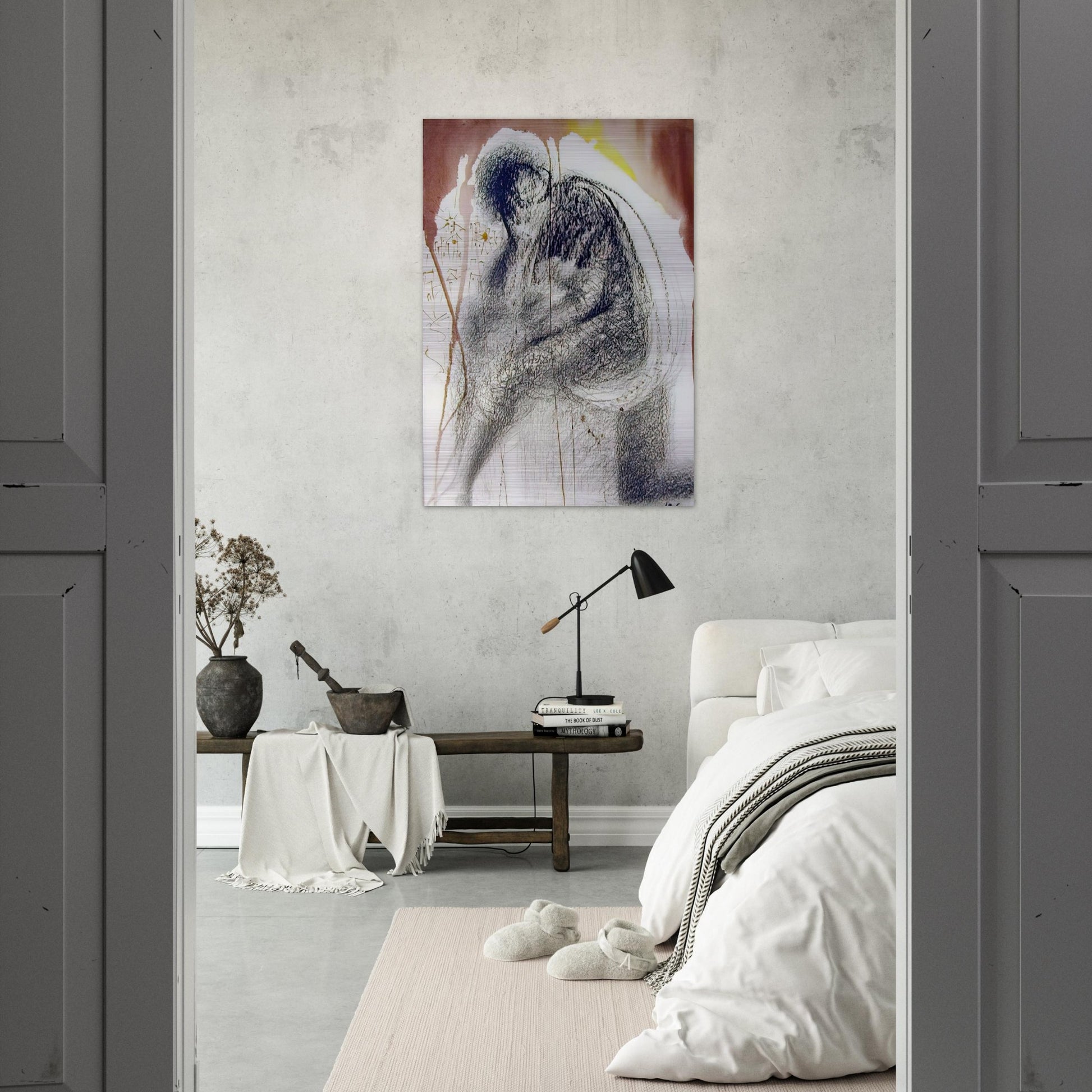 SEDET SOLA CIVITAS PLENA POUPOLO 2 CHRONICLES 36 19 1967 - Salvador Dali Brushed Aluminum Print - 70x100 cm / 28x40 inches | Salvador Dali Aluminum Print | Salvador Dali Prints