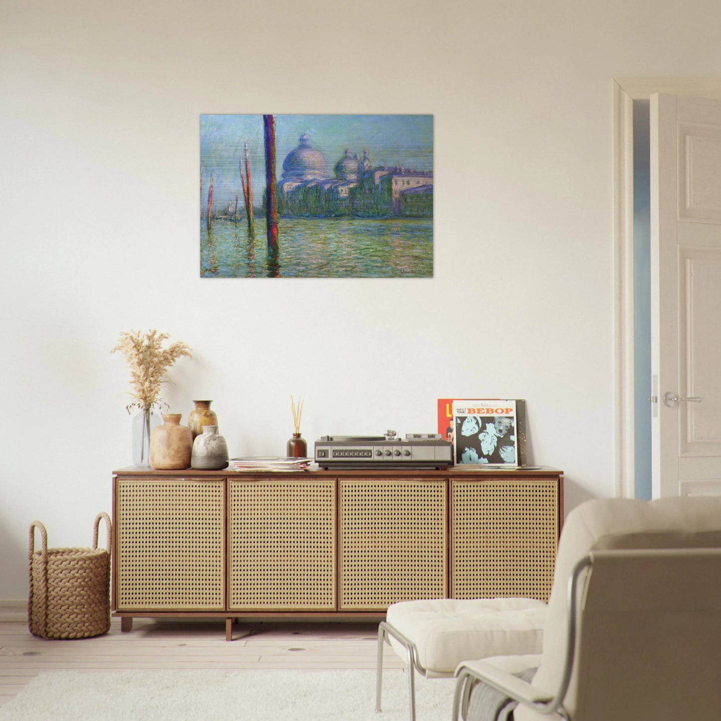 The Grand Canal 03 - claude monet Brushed Aluminum Print - 70x100 cm / 28x40 inches | claude monet Aluminum Print | claude monet Prints