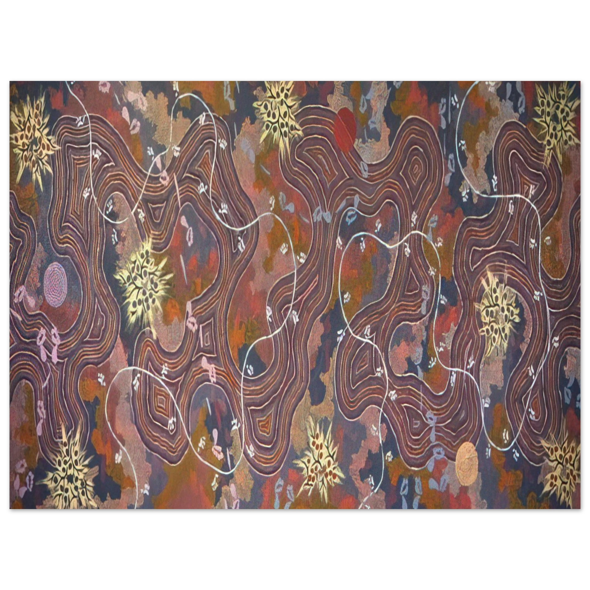 Clifford Possum Tjapaltjarri - Possum Dreaming - 1994 Fine Art Poster - Default Title