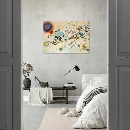 COMPOSITION VIII 1923 - Wassily Kandinsky Acrylic Print - 70x100 cm / 28x40″ inches | Wassily Kandinsky Wall Art | Wassily Kandinsky Prints