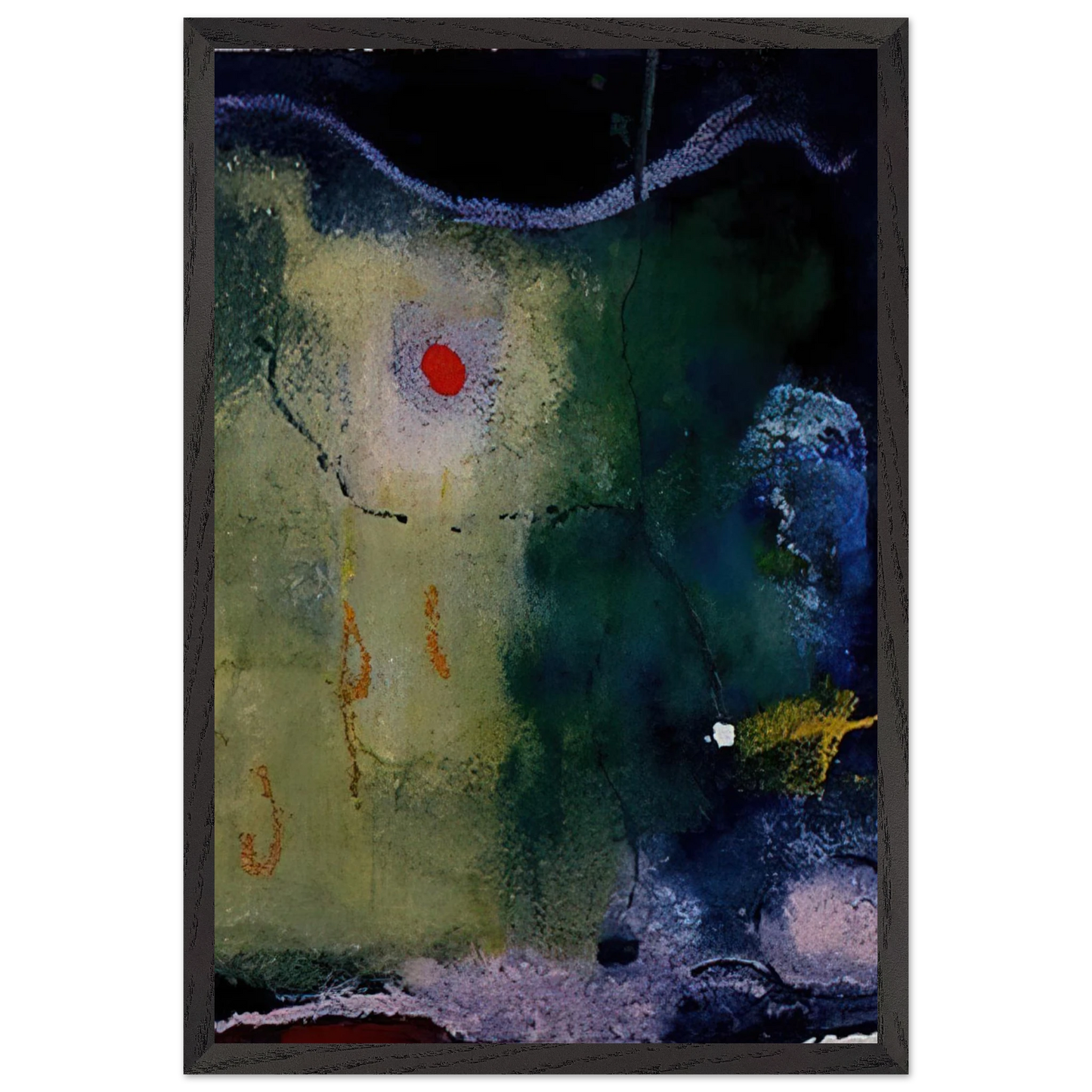 Helen Frankenthaler - The Other Side of the Moon - 1995 Wall art - 27x35 cm / 11x14 inches - Fine Art Poster - -