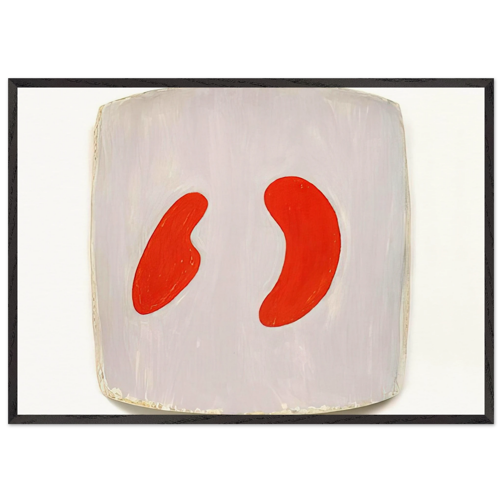 Chase Street Lounge - 2011 - Ron Gorchov Framed Art Print – Black Wooden Frame - Default Title - -Framed Art Print