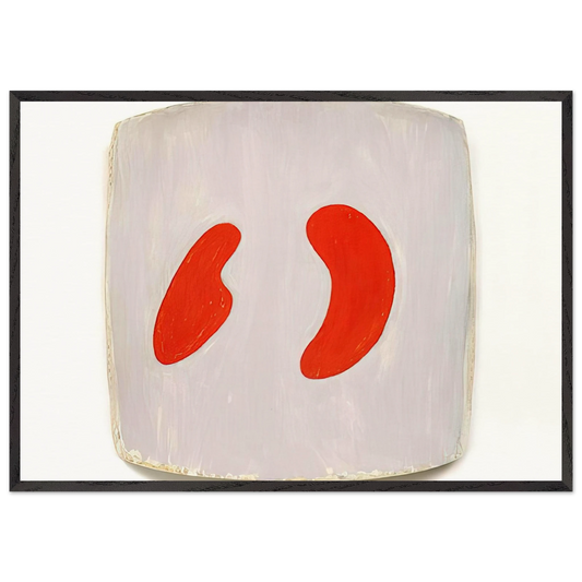 Chase Street Lounge - 2011 - Ron Gorchov Framed Art Print – Black Wooden Frame - Default Title - -Framed Art Print