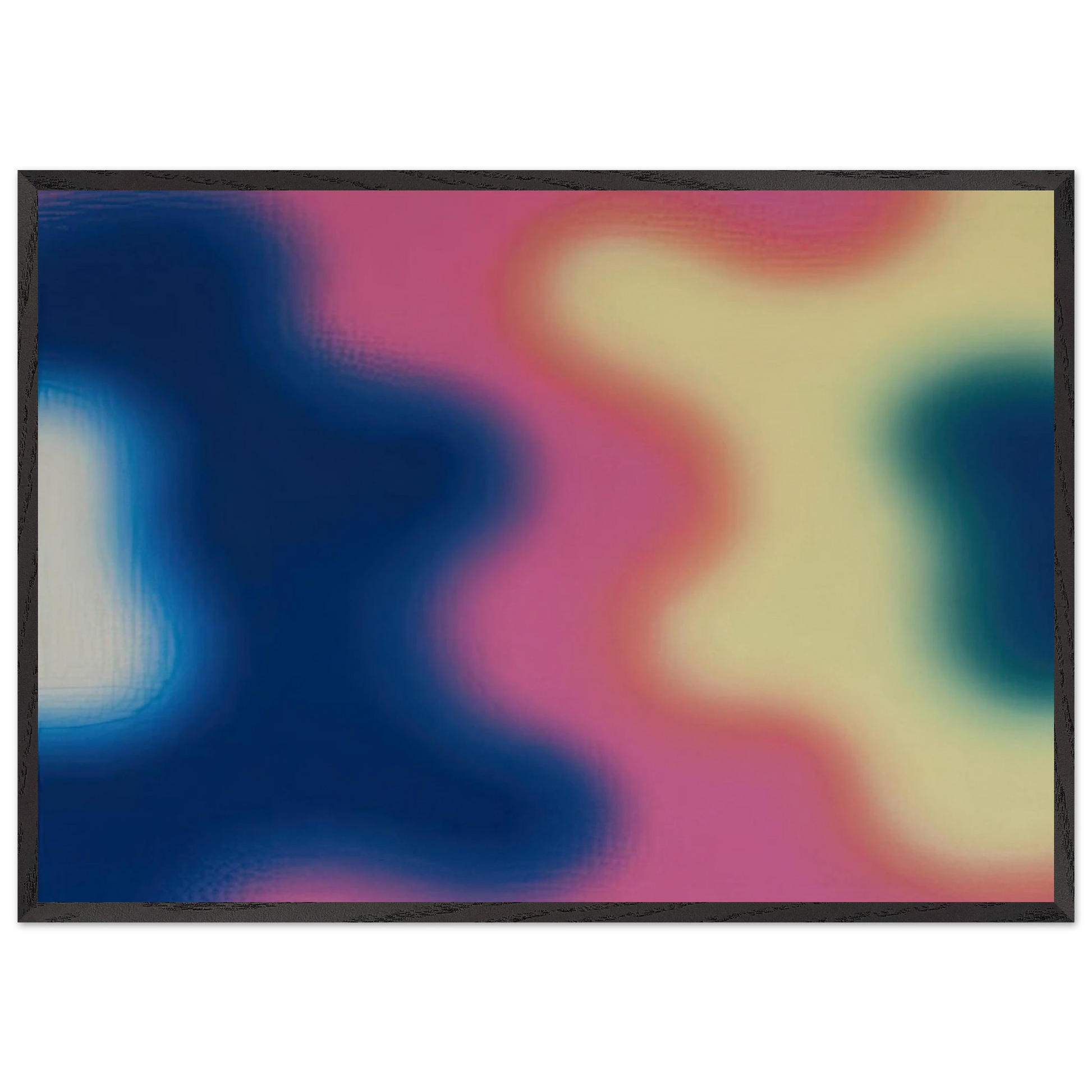 M-14 - 1970 - Wojciech Fangor Framed Art Print – Black Wooden Frame - Default Title - -Framed Art Print