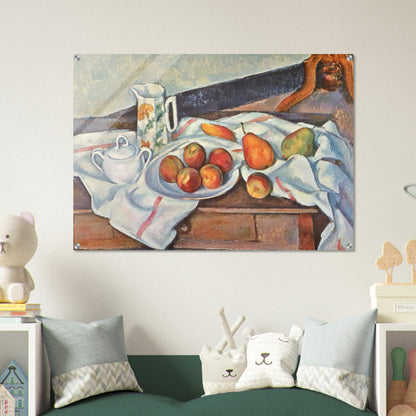 Still Life with Sugar - Paul Cézanne Acrylic Print - 70x100 cm / 28x40″ inches