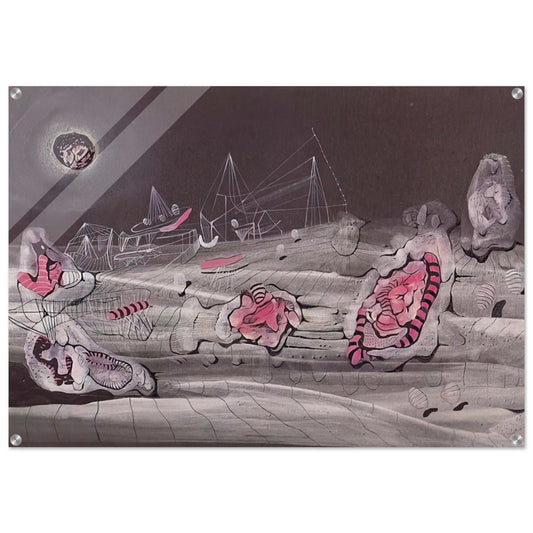DARK LIGHT 1940 - Roberto Matta Acrylic Print - 70x100 cm / 28x40″ inches