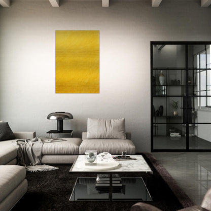 Indian Yellow - Marcia Hafif Brushed Aluminum Print - 70x100 cm / 28x40 inches | Marcia Hafif Aluminum Print | Marcia Hafif Prints