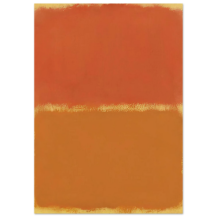 Mark Rothko - Orange, Red, Orange - 1961 Wall Art - 60x80 cm / 24x32 inches - Fine Art Poster - -
