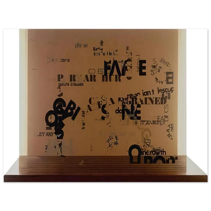 John Cage - Not Wanting To Say Anything About Marcel, I - 1969  75x100 cm / 30x40inches Fine Art Poster