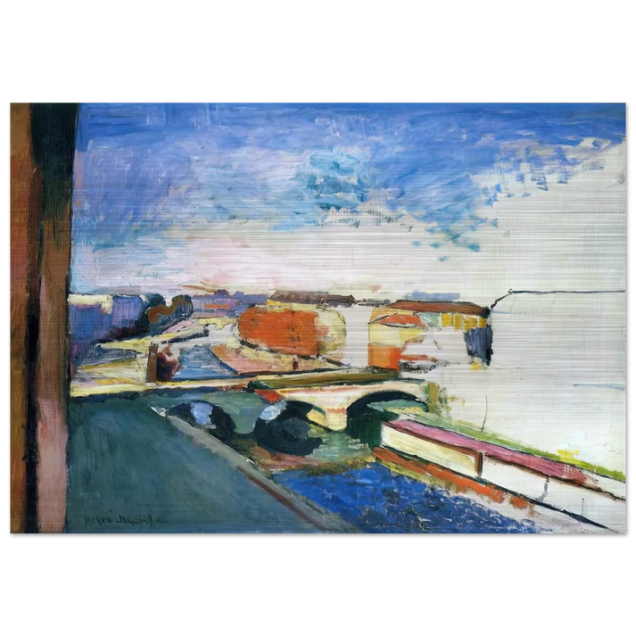 PONT SAINT MICHEL IN PARIS - Henri Matisse Brushed Aluminum Print - 70x100 cm / 28x40 inches | Henri Matisse Aluminum Print | Henri Matisse Prints