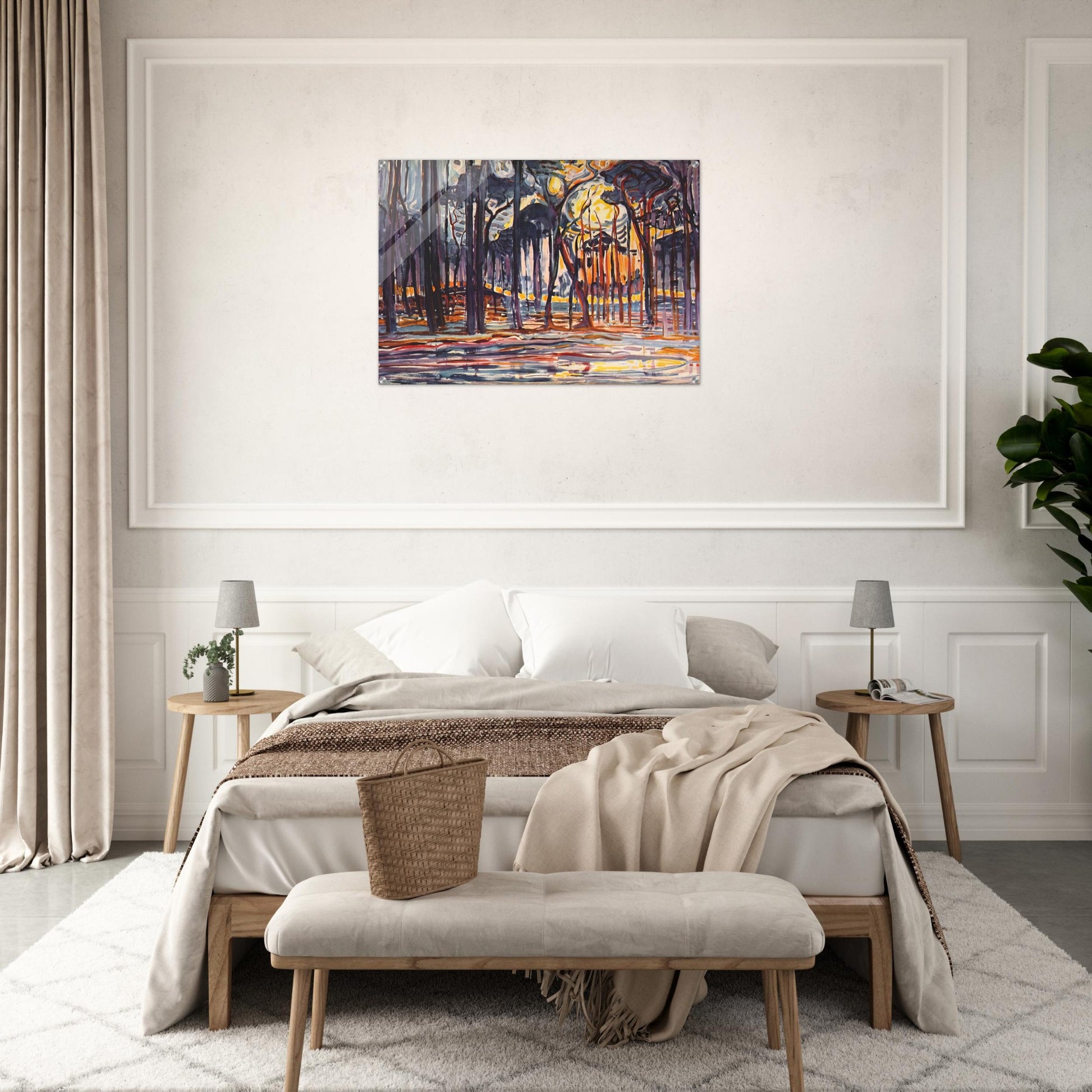 Woods near Oele - Piet Mondrian Acrylic Print - 70x100 cm / 28x40″ inches