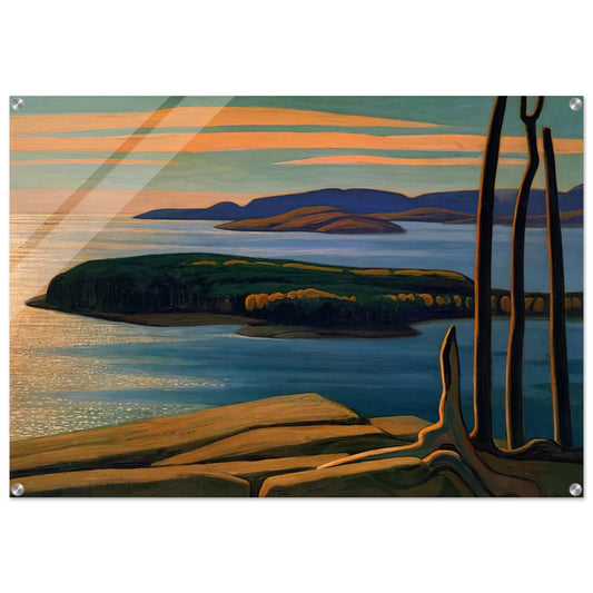 Afternoon Sun, Lake Superior - 1924 - Lawren Harris Acrylic Print - 70x100 cm / 28x40″ inches