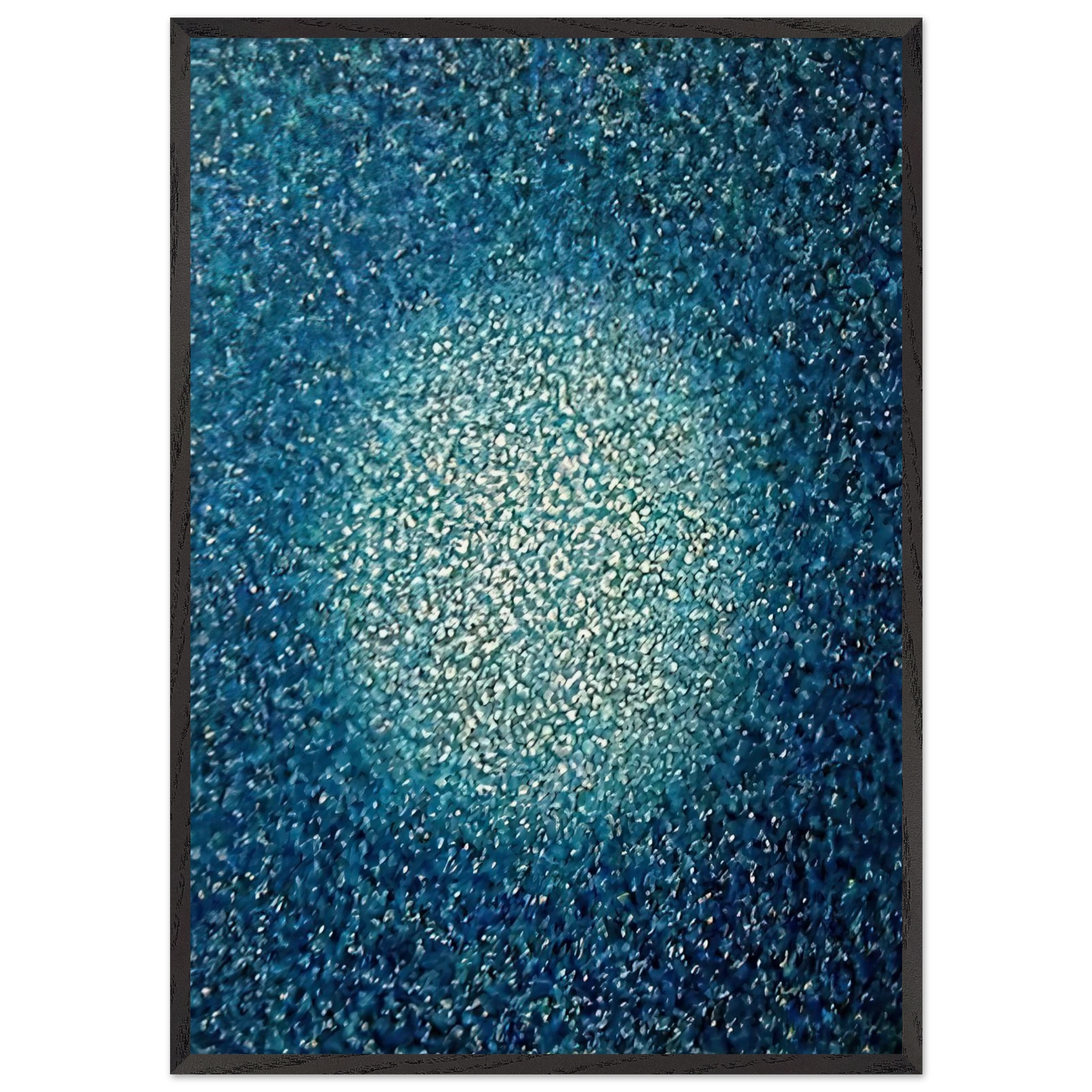 Blue Prescence - Richard Pousette-Dart Framed Art Print – Black Wooden Frame - Default Title - -Framed Art Print
